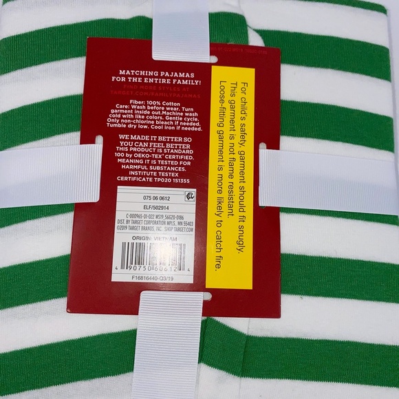 NEW Kids Holiday Elf Pajama Set 2 pc set Christmas - Picture 8 of 11